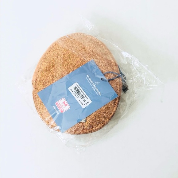 Cakeworthy X Tamagotchi Orange Glitter Zip Pouch - Picture 3 of 9